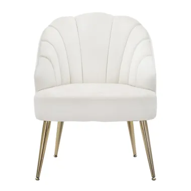 Fotel SHELL Kremowy 65x69x84 cm